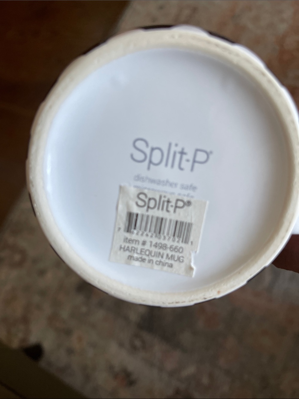 NWT Split-P Harlequin Mug - Picture 4 of 5